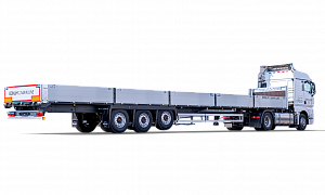 On-board semi-trailer 16,52 m