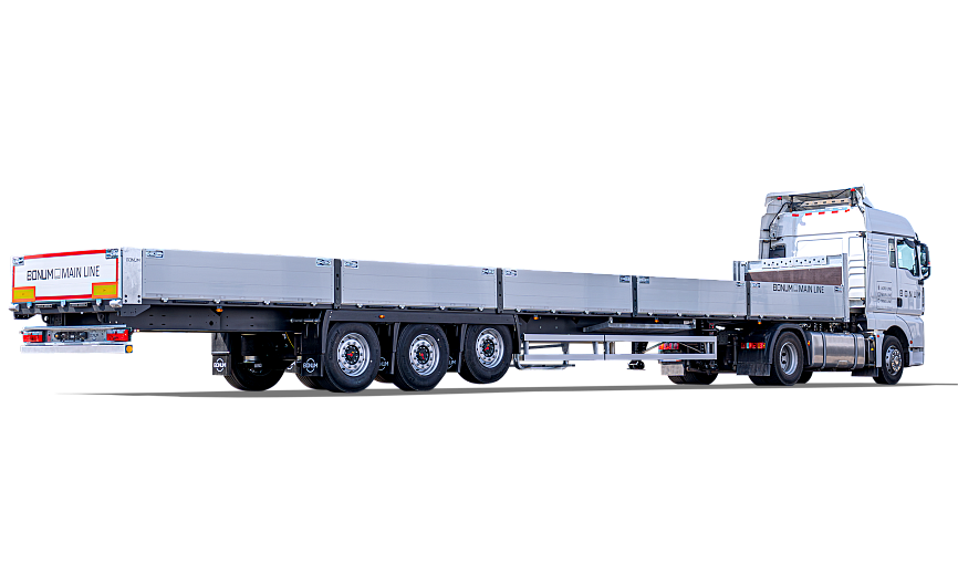 On-board semi-trailer 16,52 m