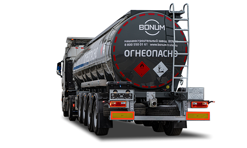 Oil tanker 32 m3 (the shape of the bulb is cylindrical)