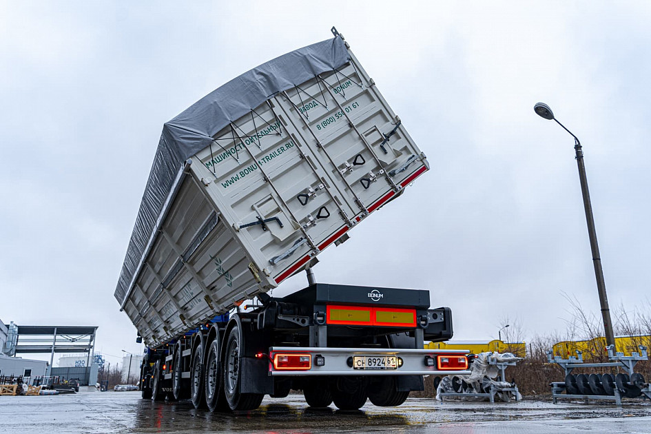 Grain dump trailer 46-58 m3