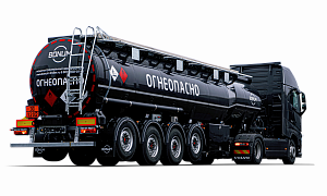 Fuel tanker 32 m3 four-axle