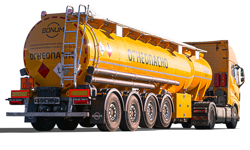Fuel tanker 35 m3 four-axle