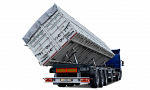 Grain dump trailer 46-58 m3
