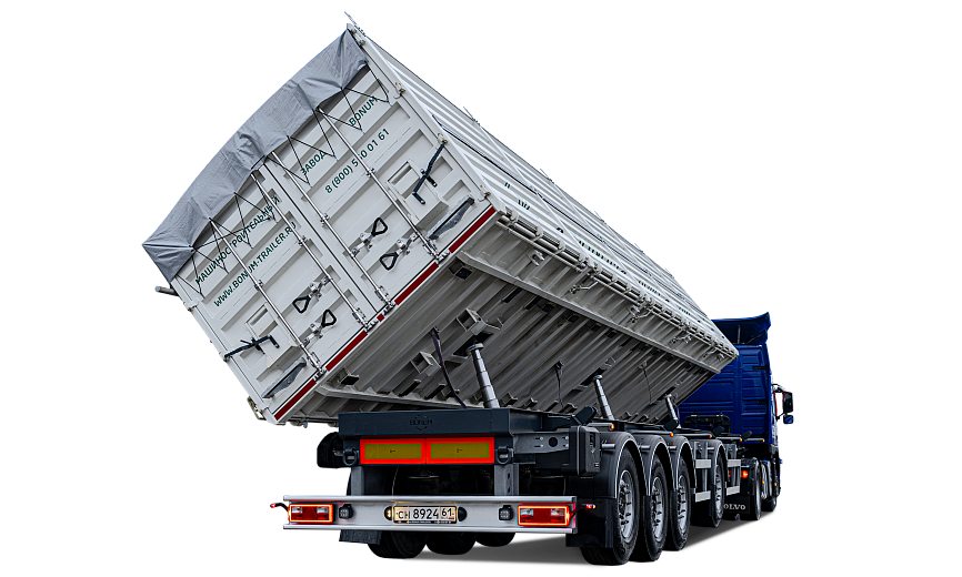 Grain dump trailer 46-58 m3