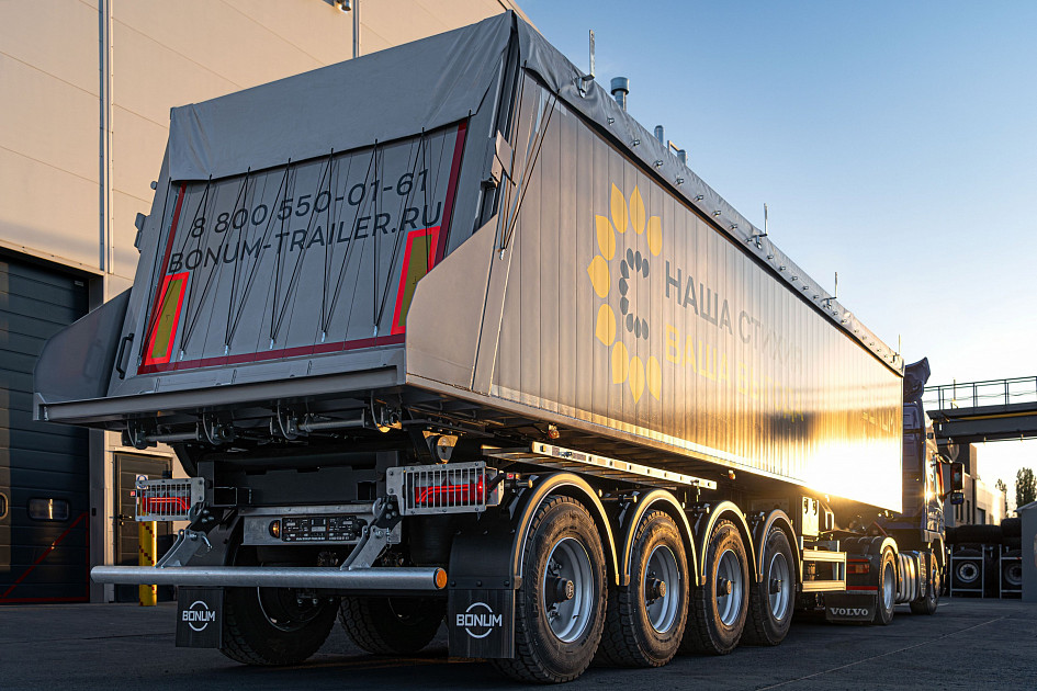 Grain dump trailer 45 m3