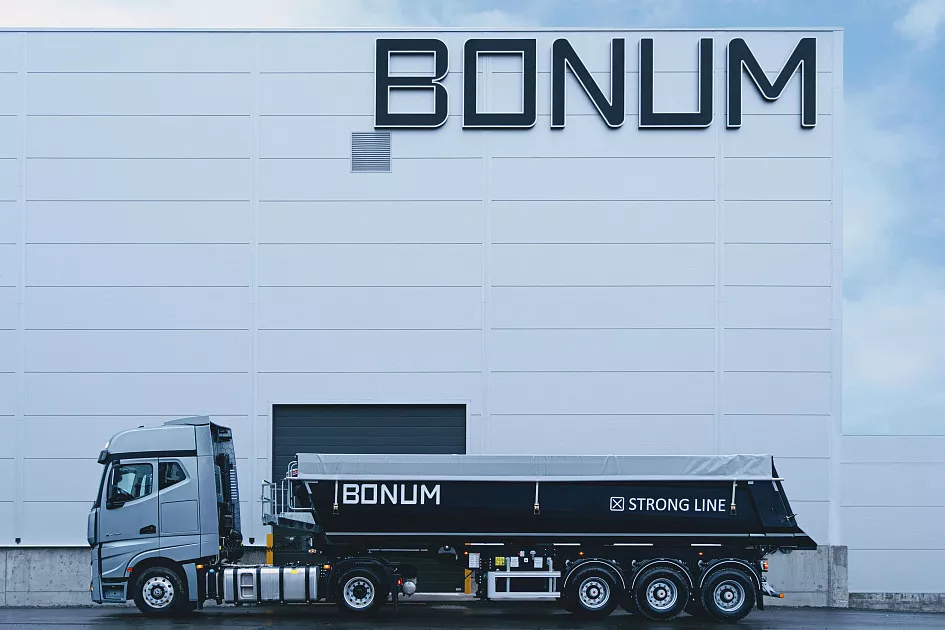 Tipper semi-trailer 33 m3 STRONG 1