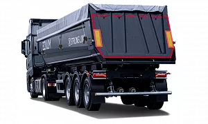 Tipper semi-trailer 33 m3 STRONG 1